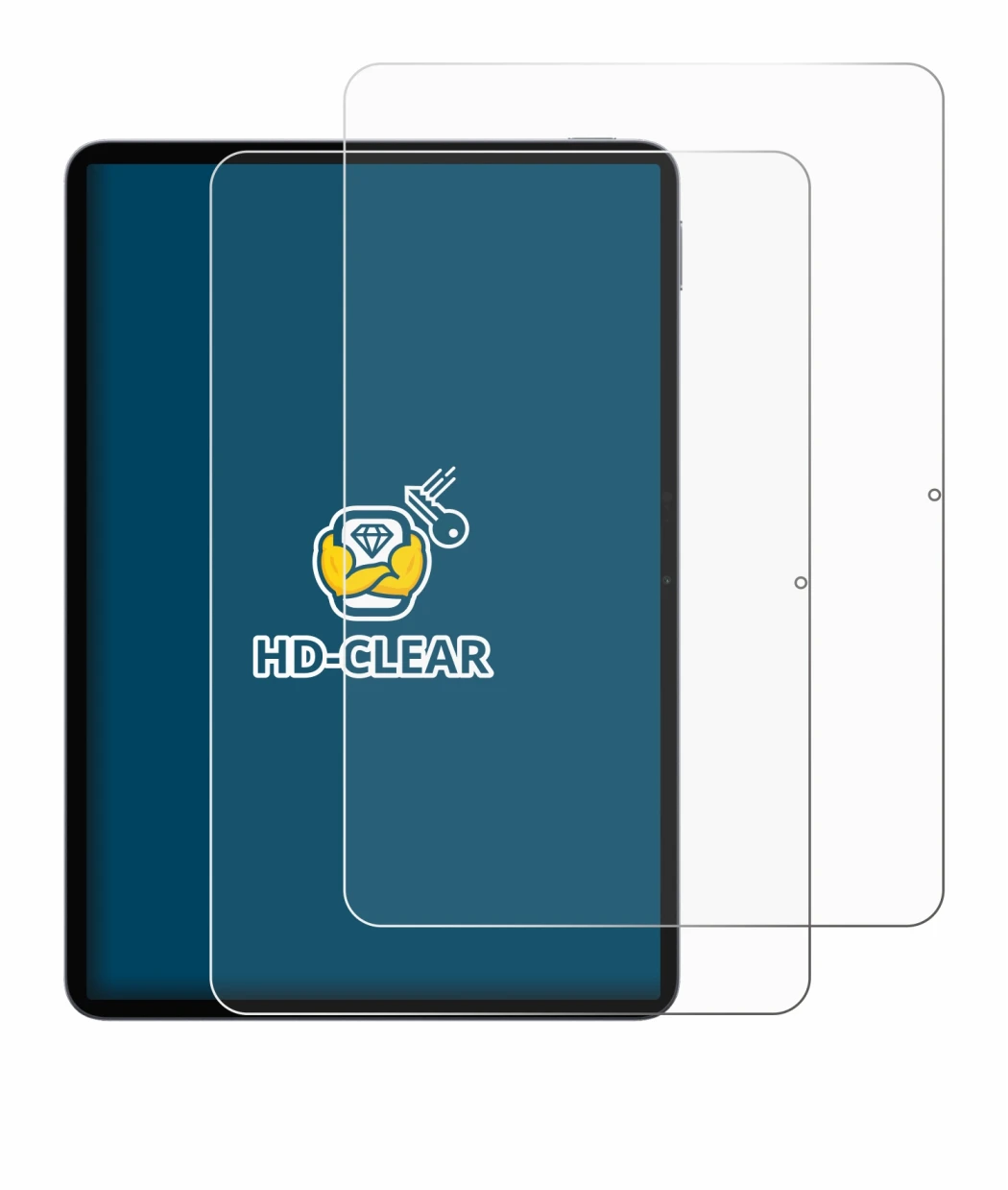 Image of the device Xiaomi Pad 8 with a wide variety of screen protectors.