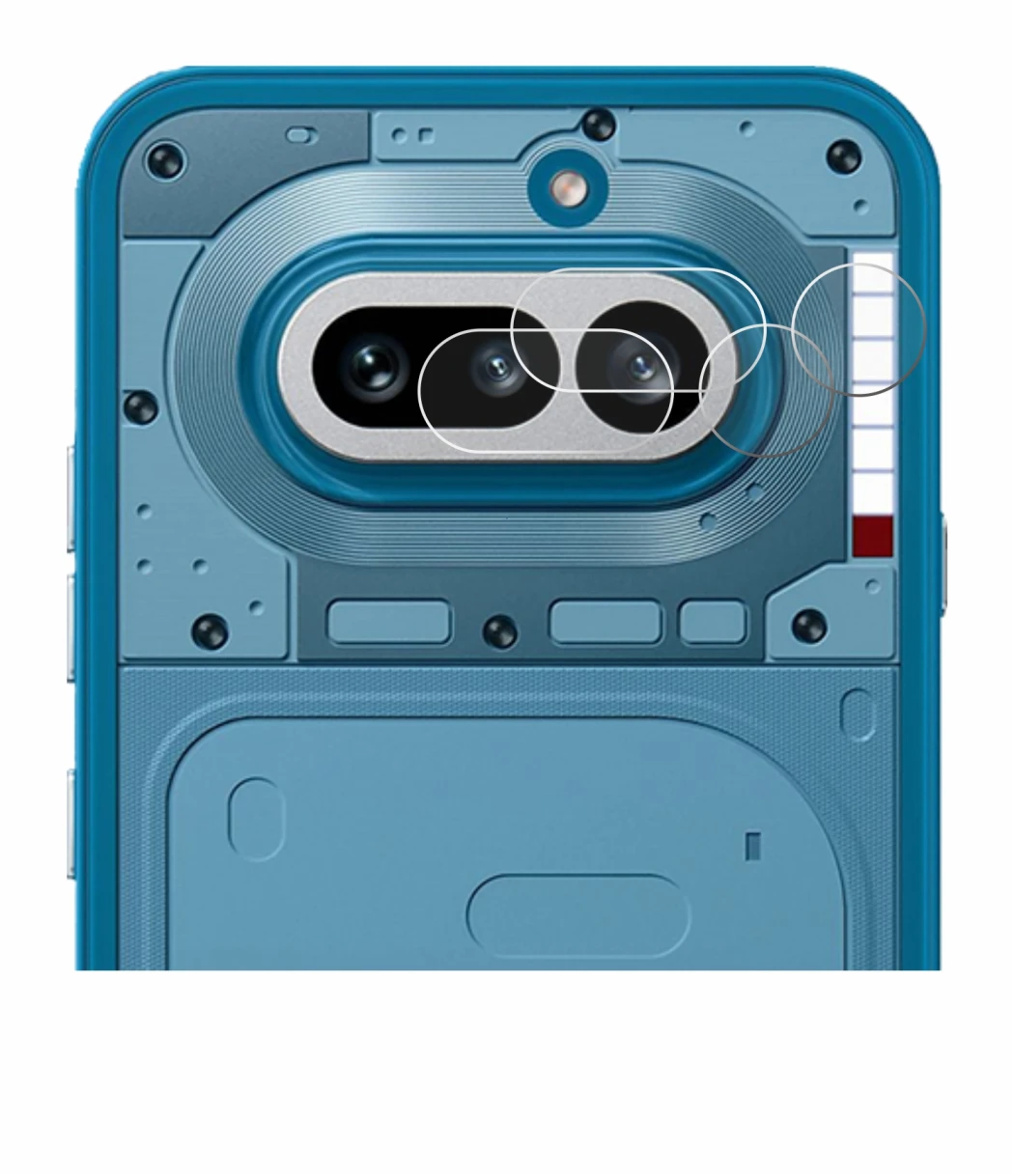 Image of the device Nothing Phone (4a) (ONLY Camera Lens) with a wide variety of screen protectors.