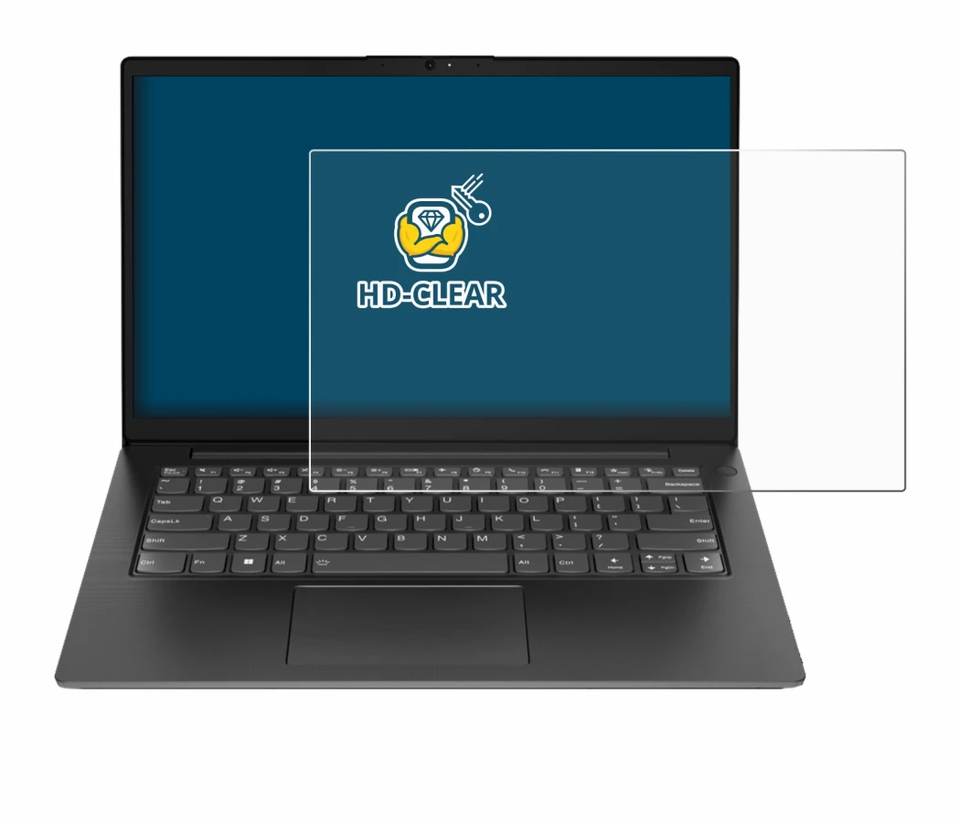 Image of the device Lenovo V14 Gen 5 with a wide variety of screen protectors.