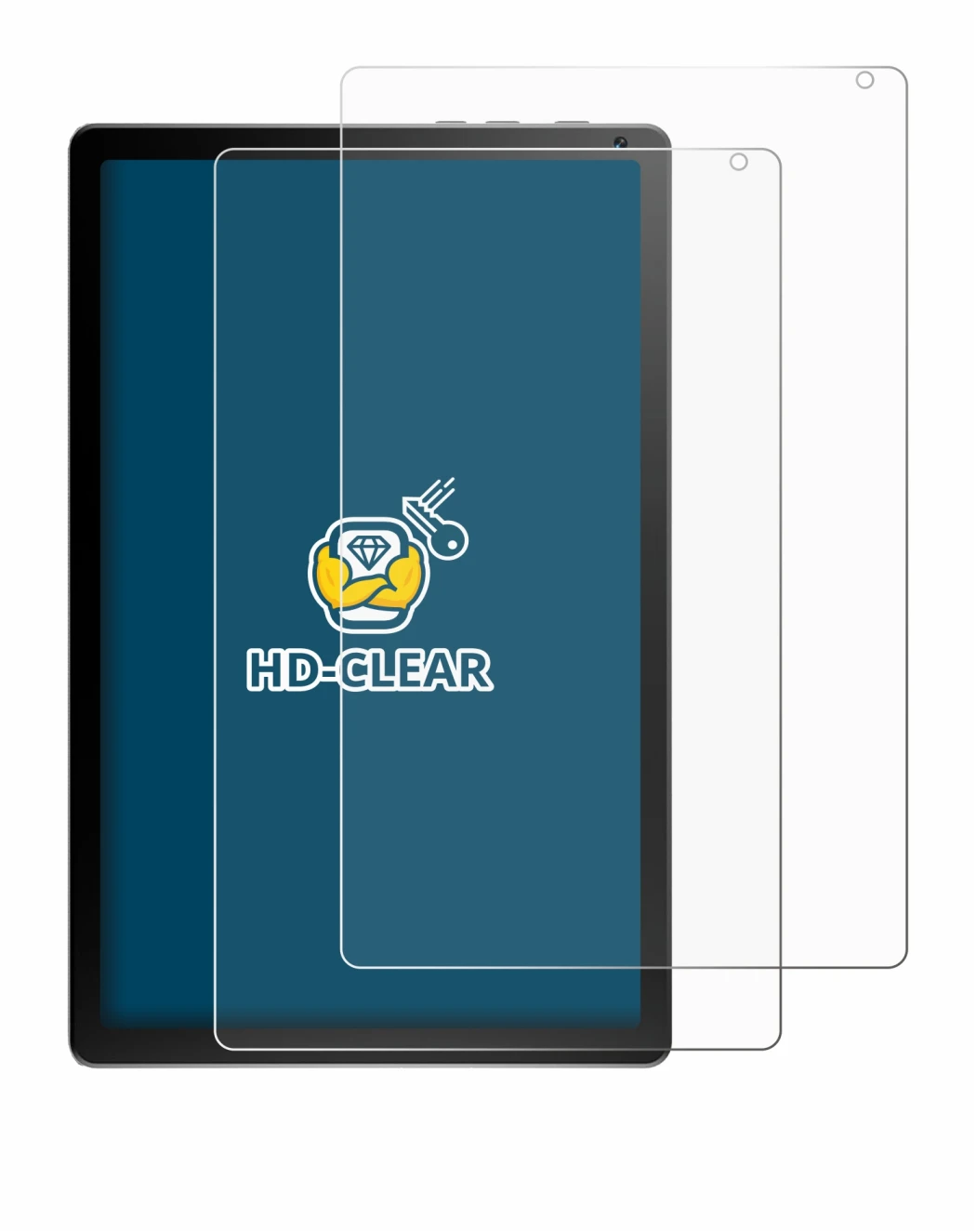 Image of the device Yicty KB1004 with a wide variety of screen protectors.