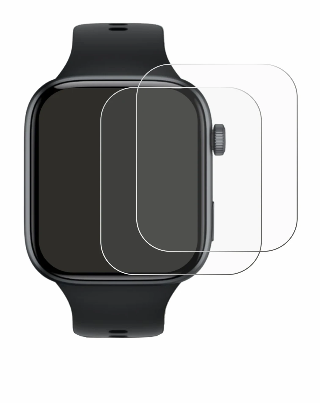Image of the device Honor Watch X5i with a wide variety of screen protectors.