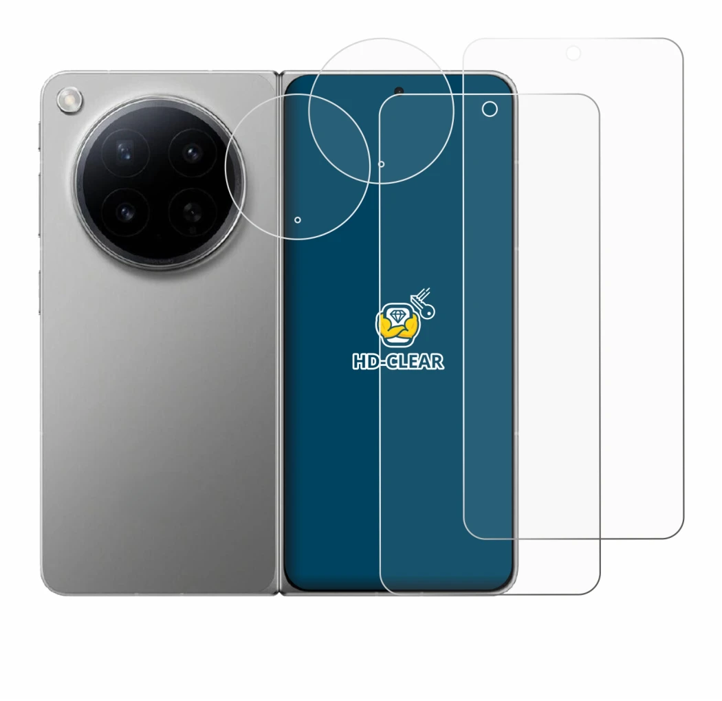 Image of the device Oppo Find N6 (Front+Camera) with a wide variety of screen protectors.