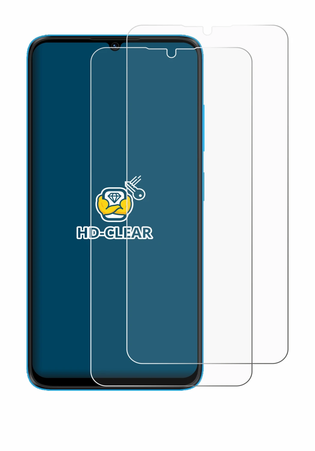 Image of the device HMD Vibe 2 5G with a wide variety of screen protectors.