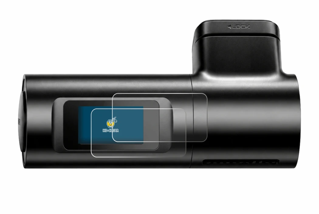 Image of the device Azdome M330 with a wide variety of screen protectors.