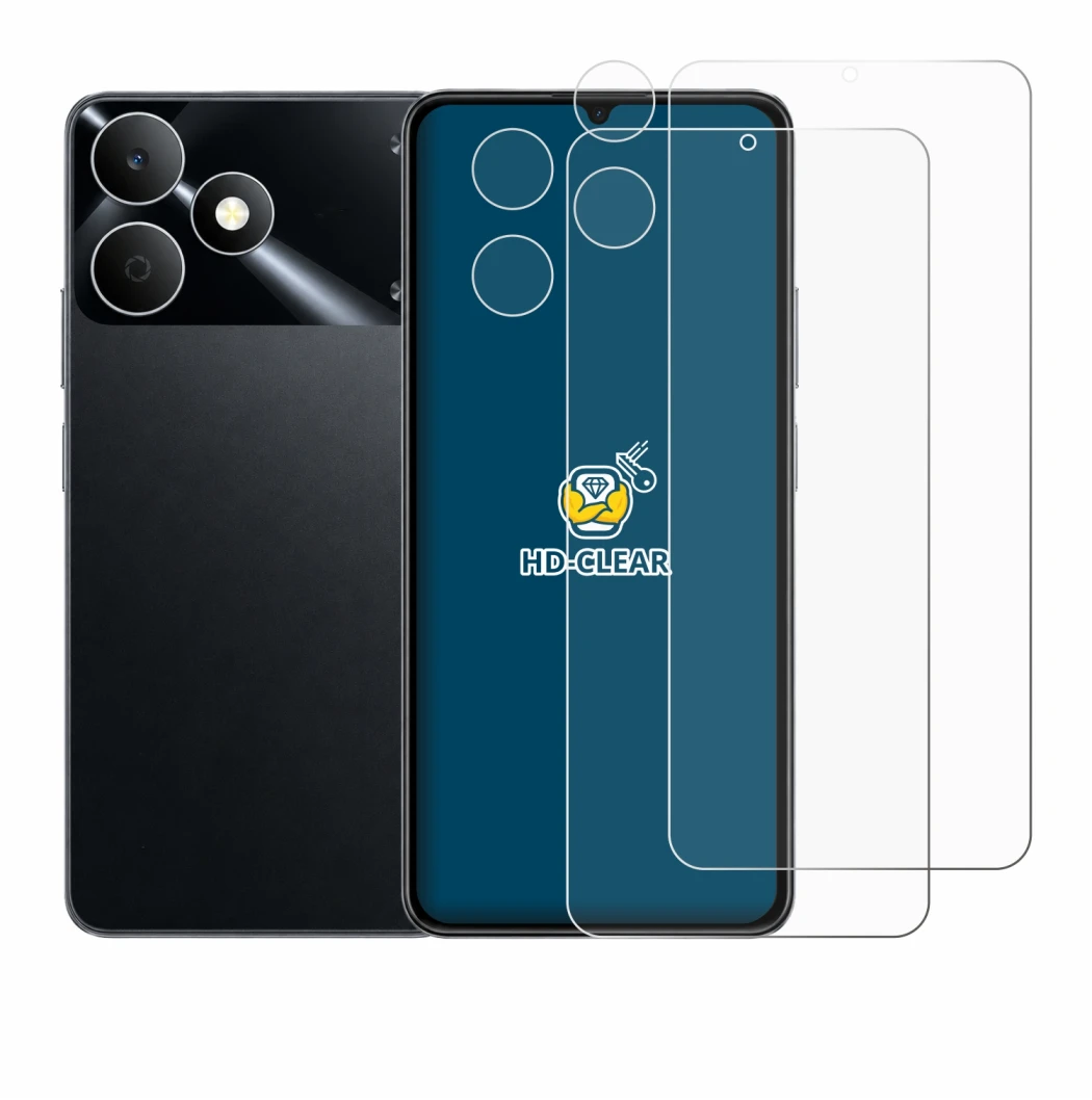 Image of the device realme Note 80 (Front+Camera) with a wide variety of screen protectors.