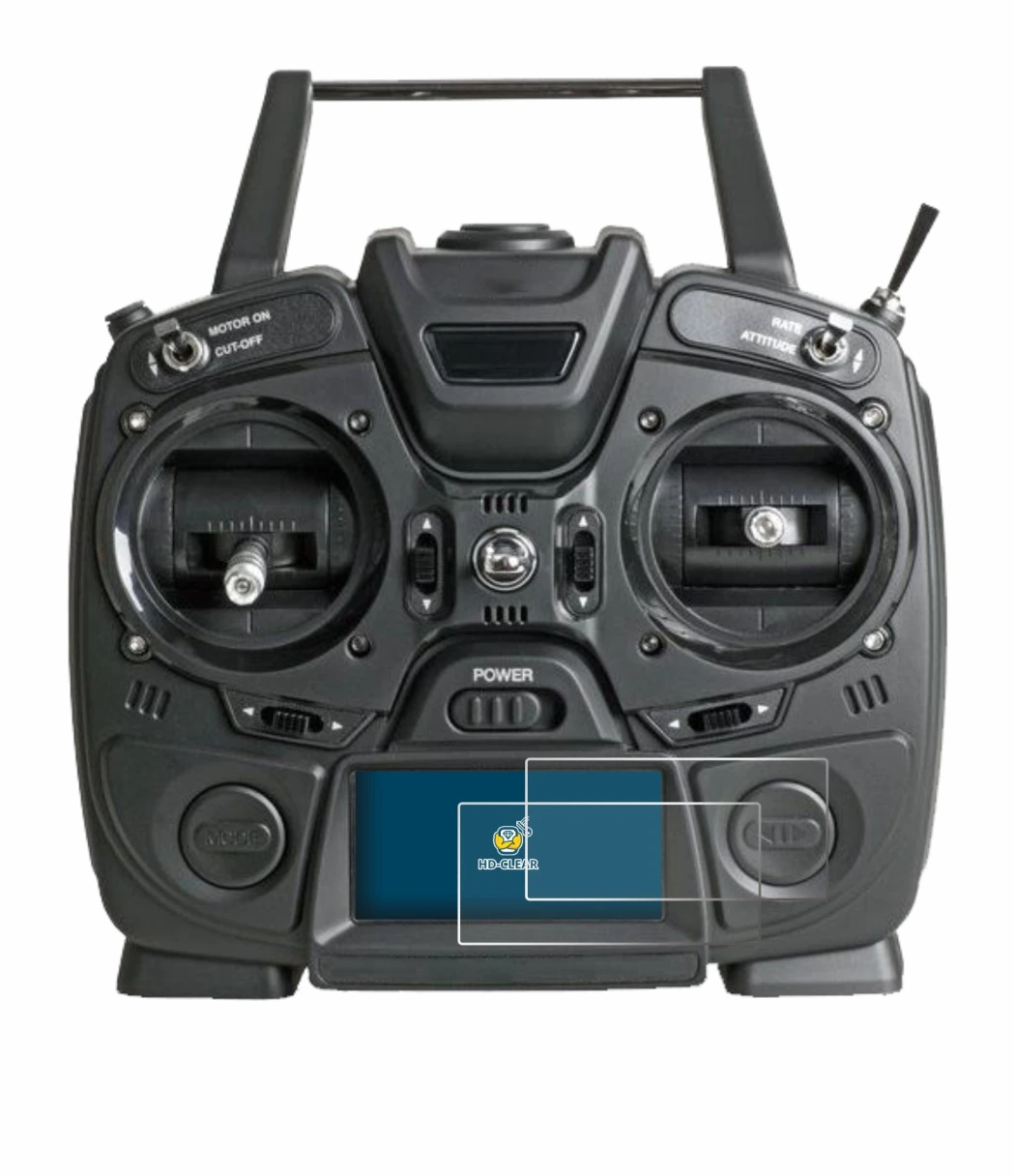 Image of the device Graupner MZ-10 HOTT with a wide variety of screen protectors.