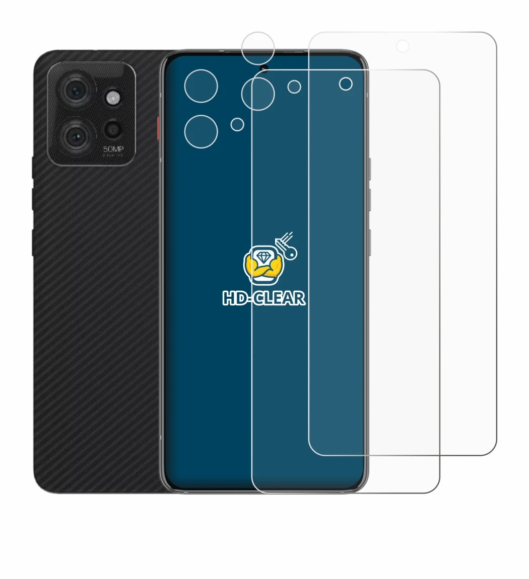 Image of the device Motorola ThinkPhone (Front+Camera) with a wide variety of screen protectors.