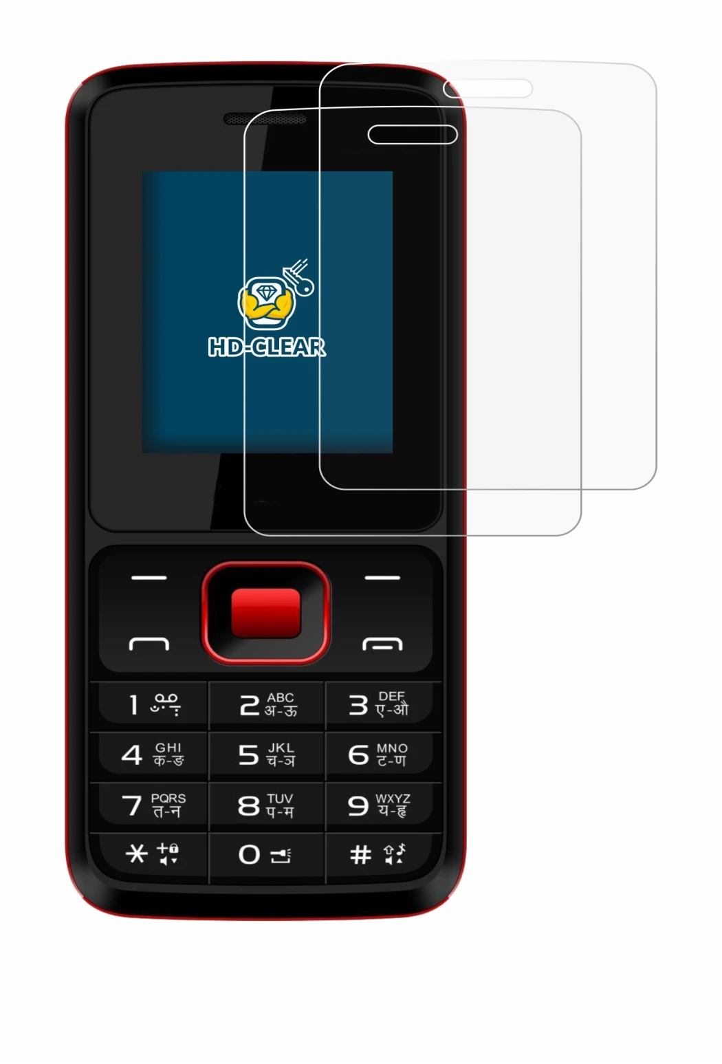 Image of the device Karbonn K19 Rock with a wide variety of screen protectors.