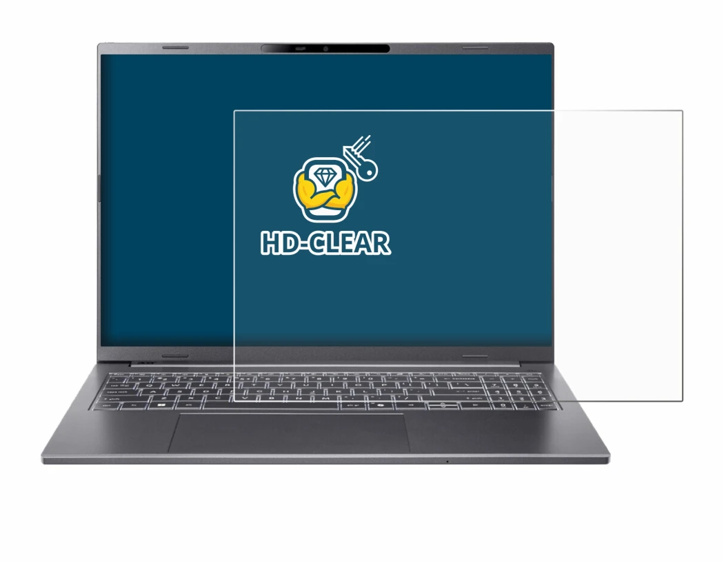 Image of the device Acer Aspire 16 AI A16-61 with a wide variety of screen protectors.