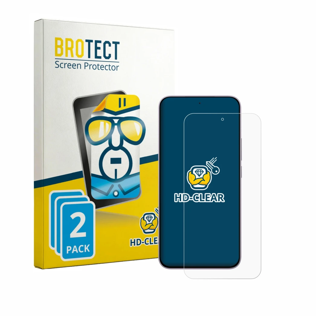 Front side of a product packaging with the brand logo BROTECT. Next to it is the device Xiaomi Redmi Note 17 Pro Max shown wit