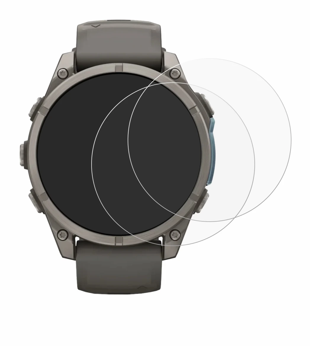 Image of the device Garmin Fenix 9 (47 mm) with a wide variety of screen protectors.