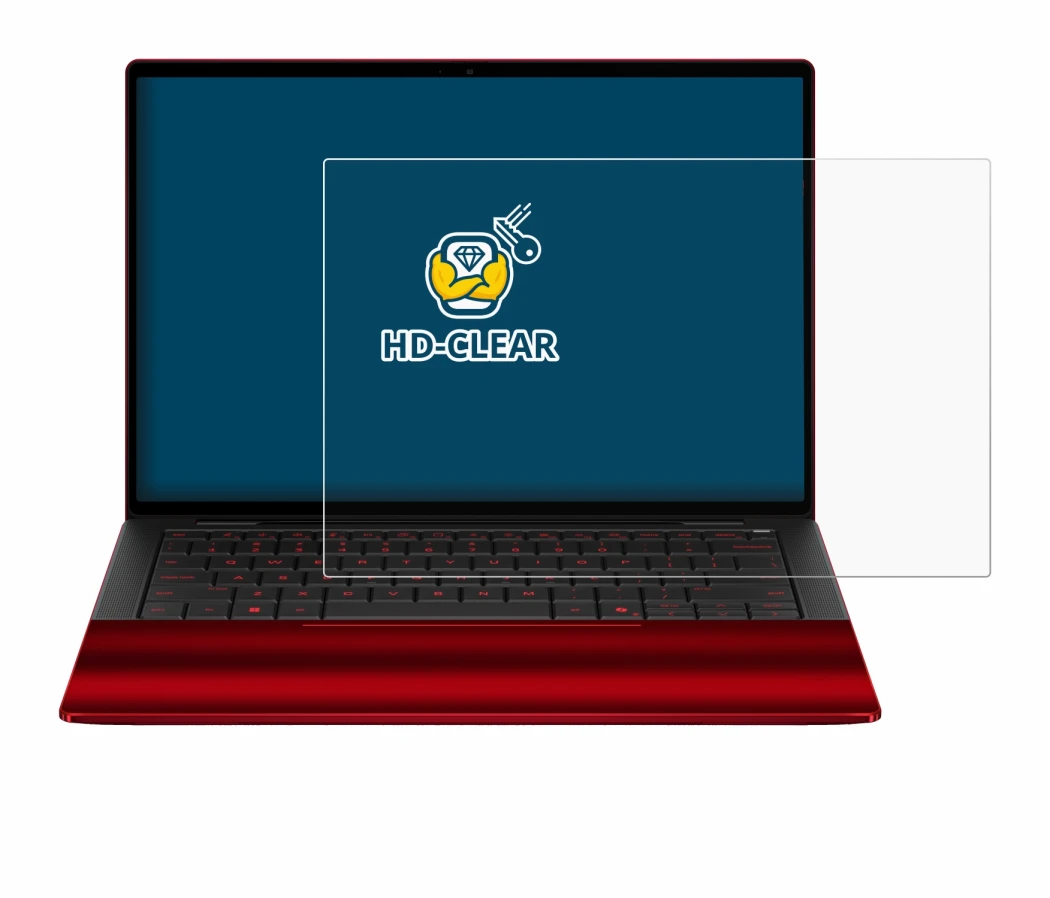 Image of the device HP Scuderia Ferrari Notebook with a wide variety of screen protectors.
