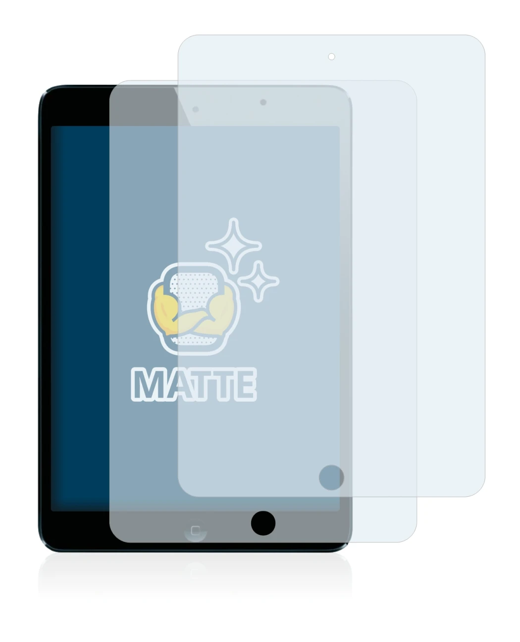 Image of the device Apple iPad Mini 1 2012 with a wide variety of screen protectors.