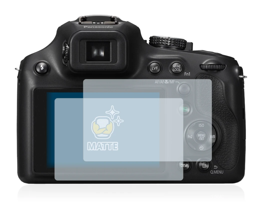 Image of the device Panasonic Lumix DMC-FZ72 with a wide variety of screen protectors.