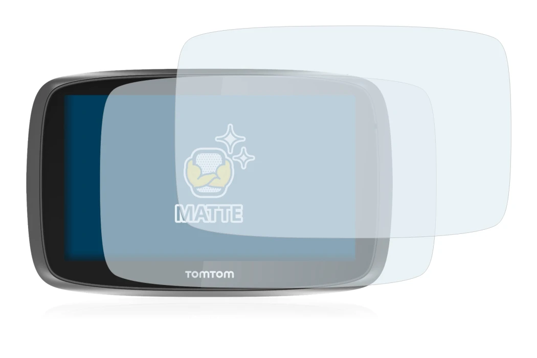 Image of the device TomTom GO 5000 with a wide variety of screen protectors.