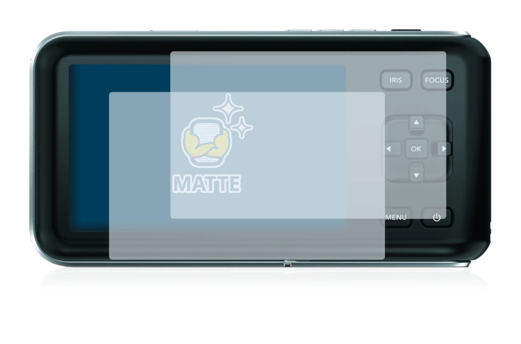 Image of the device Blackmagic Pocket Cinema Camera with a wide variety of screen protectors.