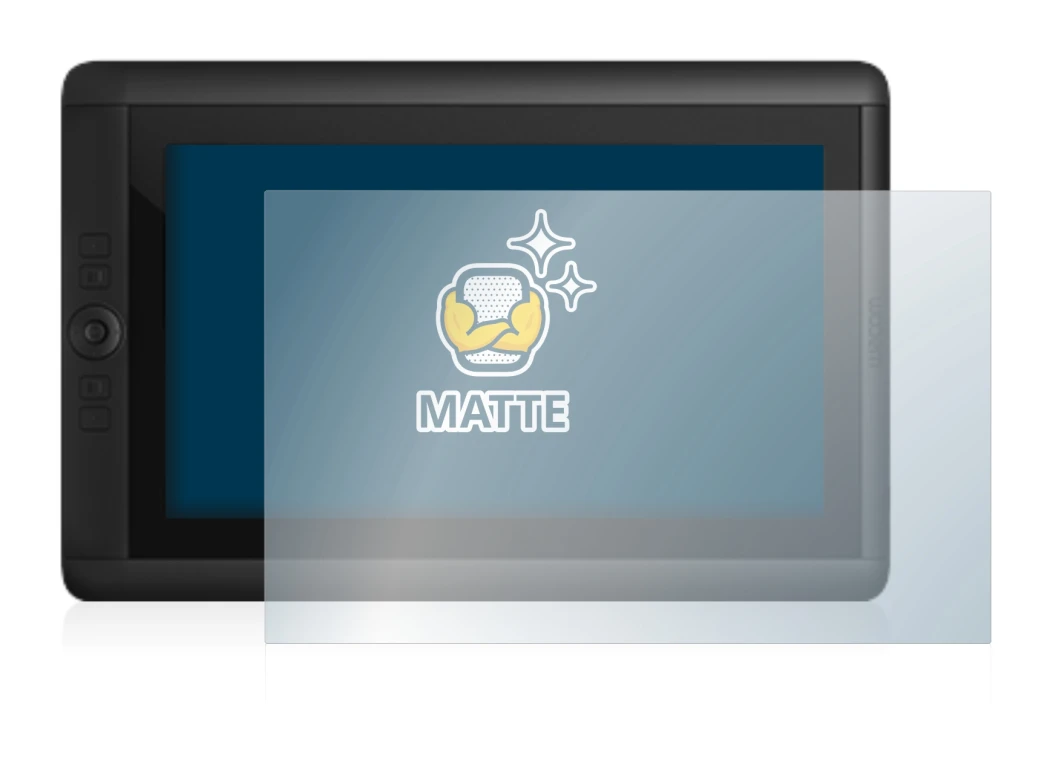 Image of the device Wacom Cintiq 13 HD with a wide variety of screen protectors.
