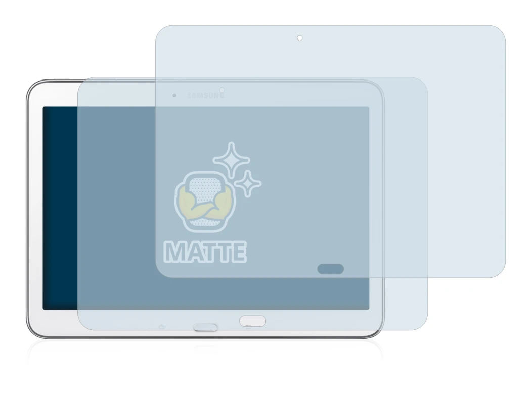 Image of the device Samsung Galaxy Tab 4 10.1 SM-T530 with a wide variety of screen protectors.