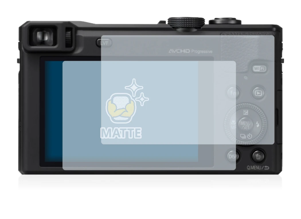 Image of the device Panasonic Lumix DMC-TZ60 with a wide variety of screen protectors.