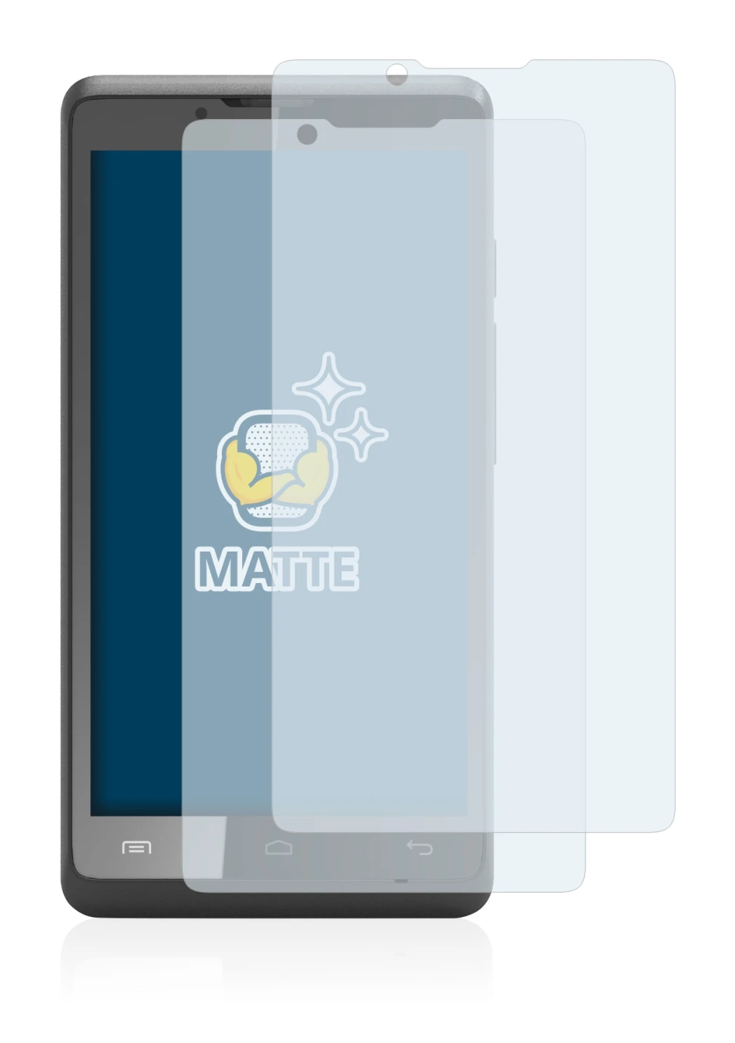 Image of the device Archos 40c Titanium with a wide variety of screen protectors.