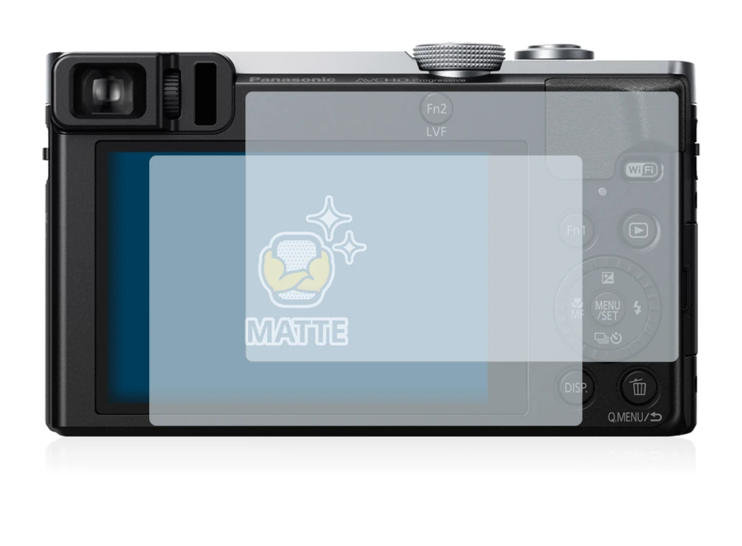 Image of the device Panasonic Lumix DMC-TZ71 with a wide variety of screen protectors.