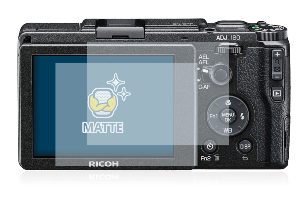 Image of the device Ricoh GR II 2015 with a wide variety of screen protectors.