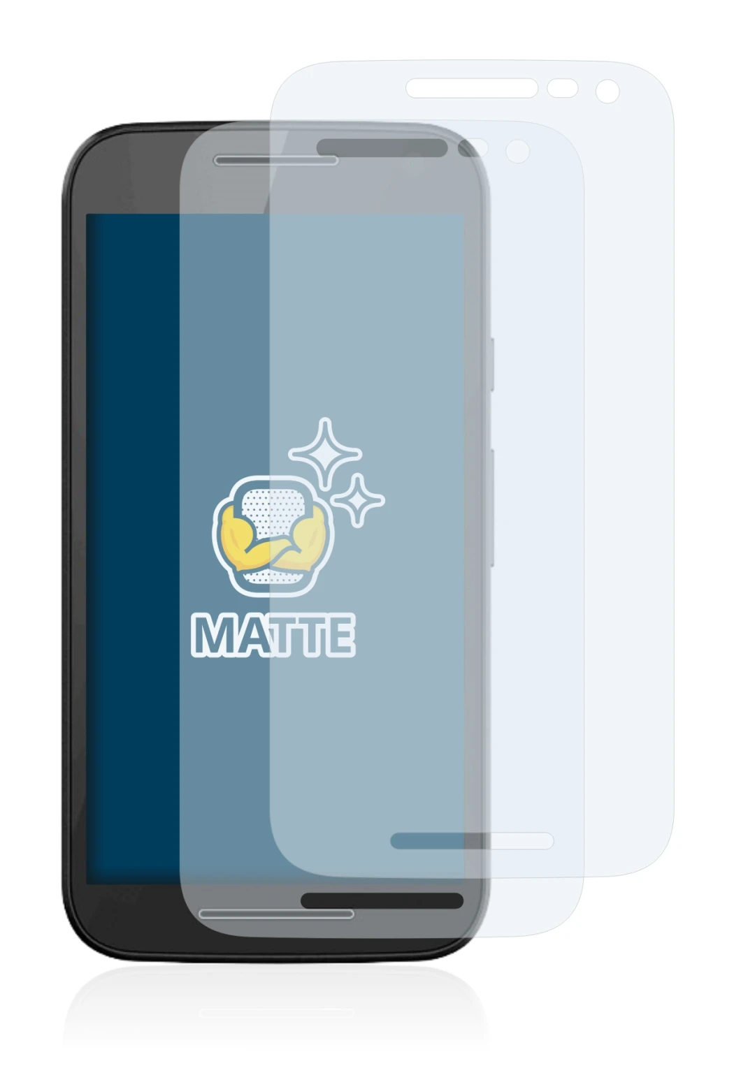 Image of the device Motorola Moto G 3rd 2015 with a wide variety of screen protectors.