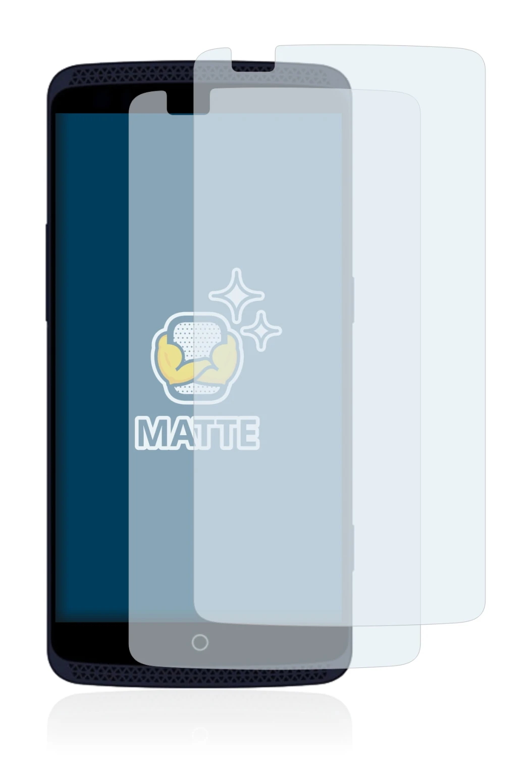 Image of the device ZTE Axon Elite with a wide variety of screen protectors.