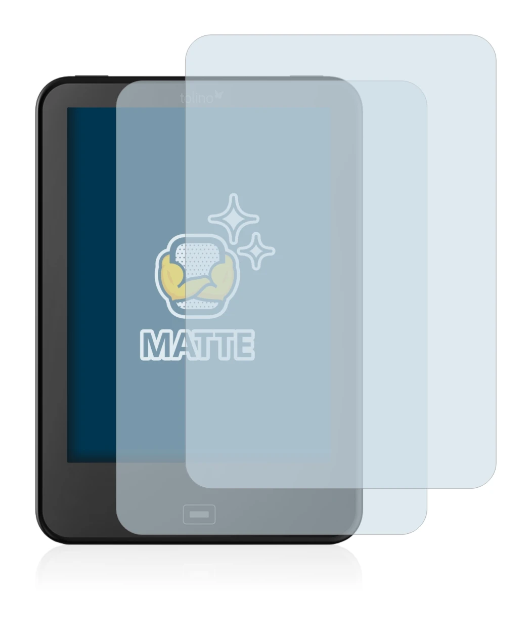 Image of the device Tolino Vision 3 HD with a wide variety of screen protectors.