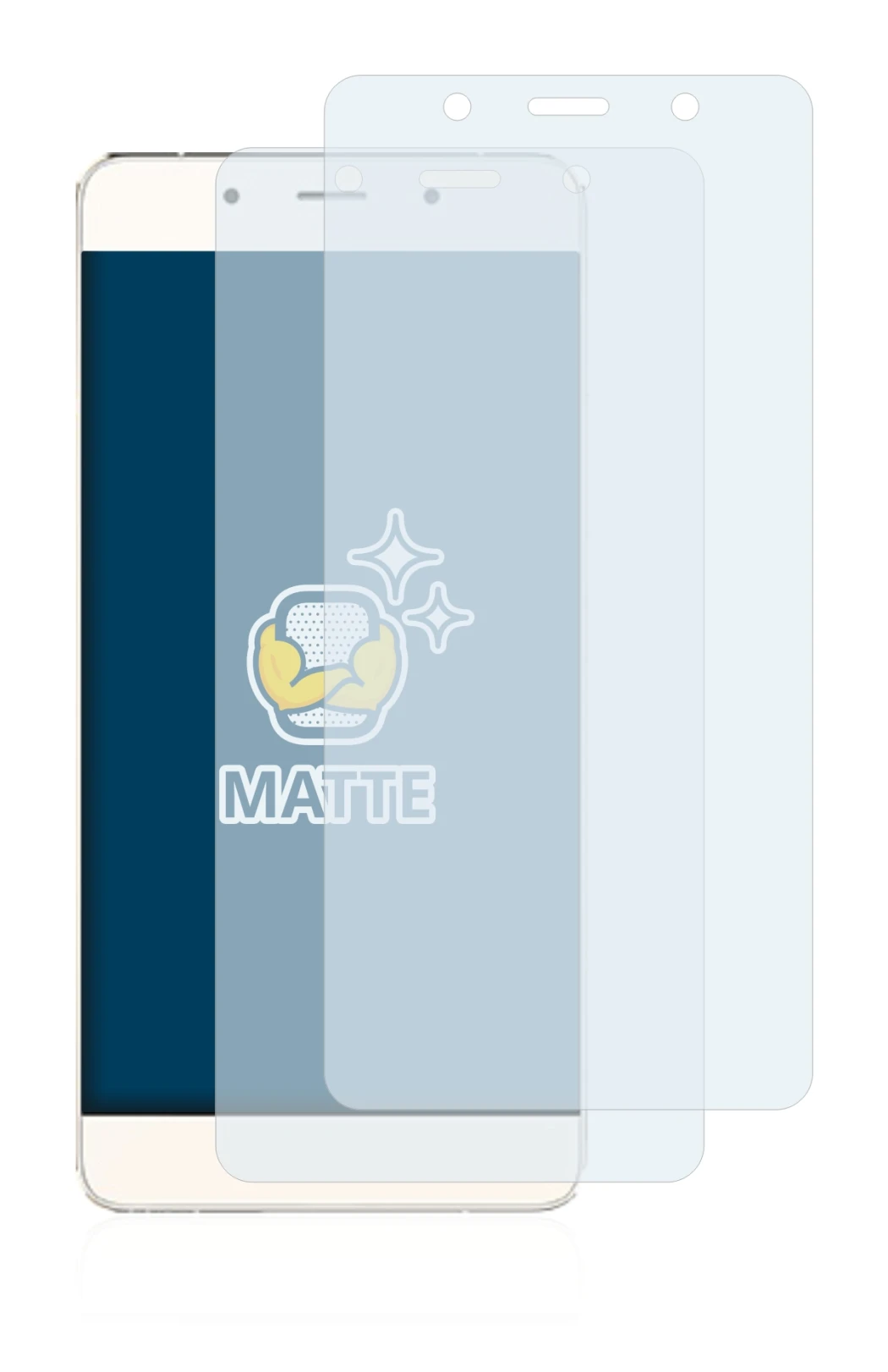 Image of the device Hisense C1 with a wide variety of screen protectors.