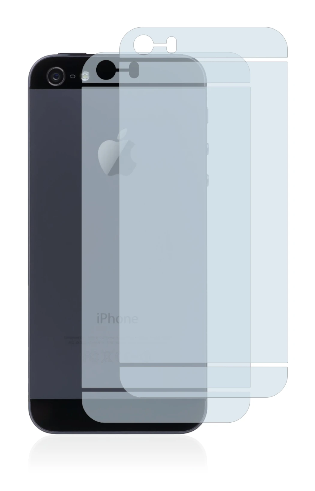 Image of the device Apple iPhone SE 2016 Back (entire surface) with a wide variety of screen protectors.