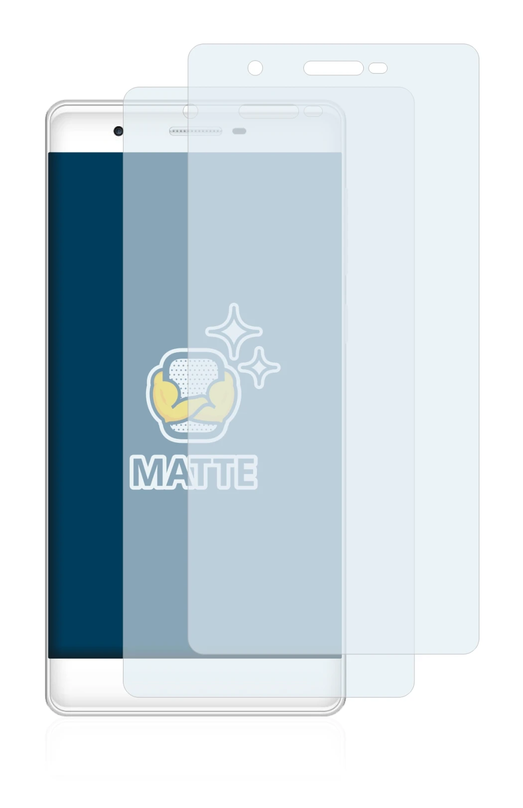 Image of the device Phicomm Passion 2S with a wide variety of screen protectors.