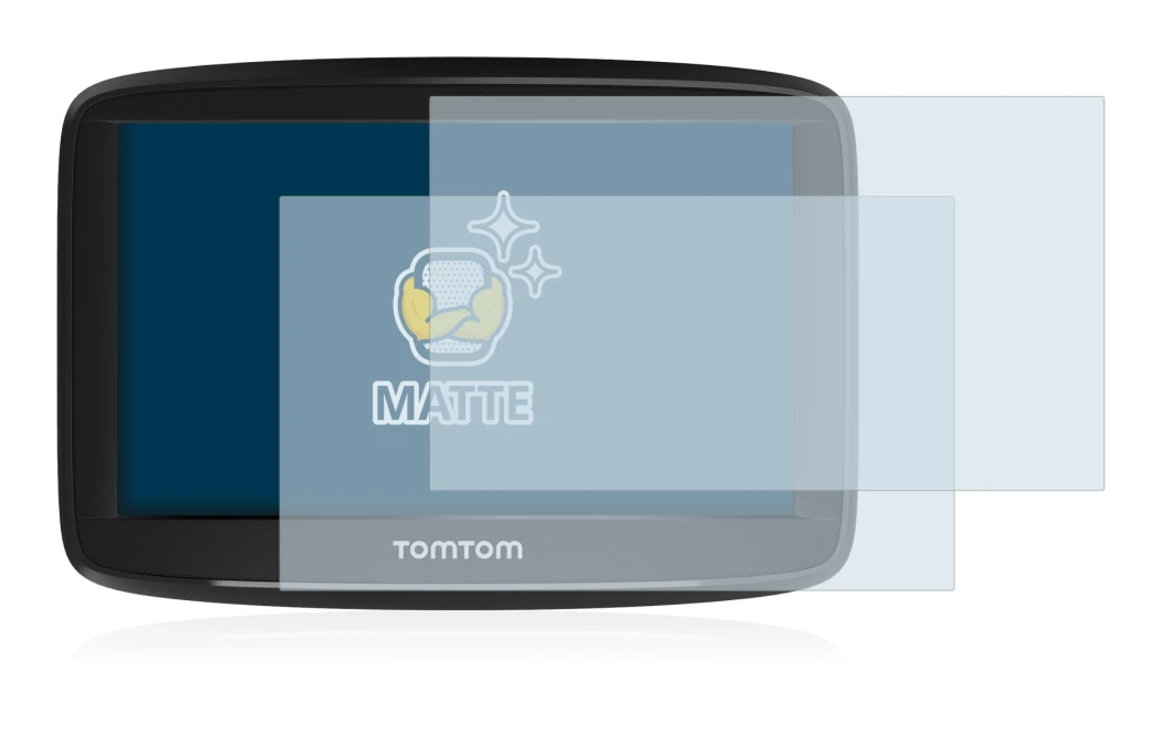 Image of the device TomTom Start 52 with a wide variety of screen protectors.