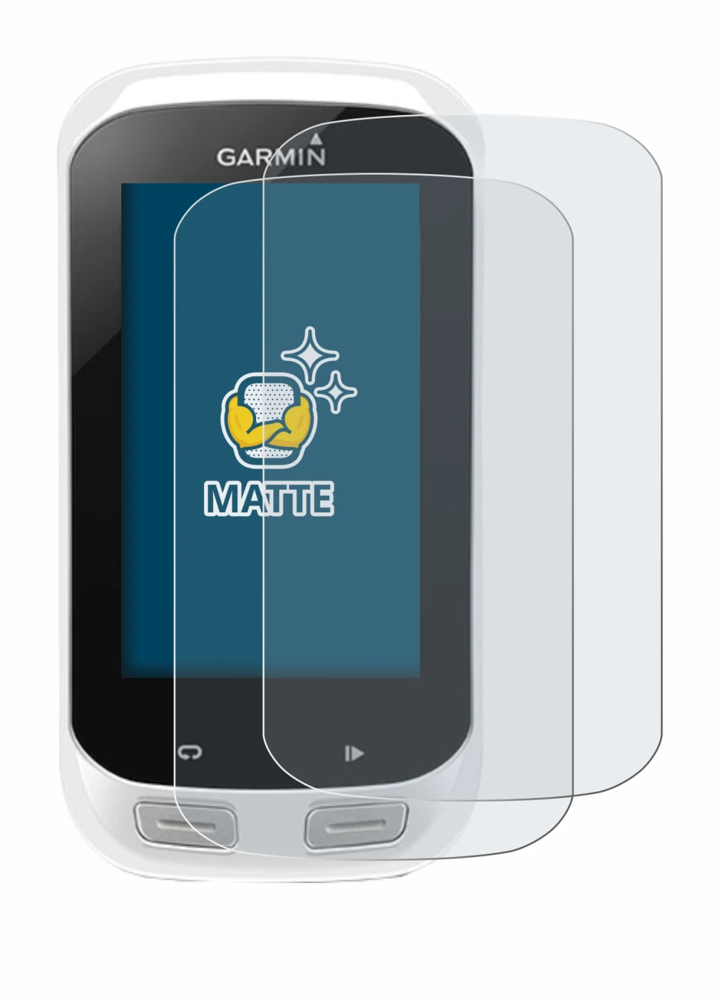 Image of the device Garmin Edge Explore 1000 with a wide variety of screen protectors.