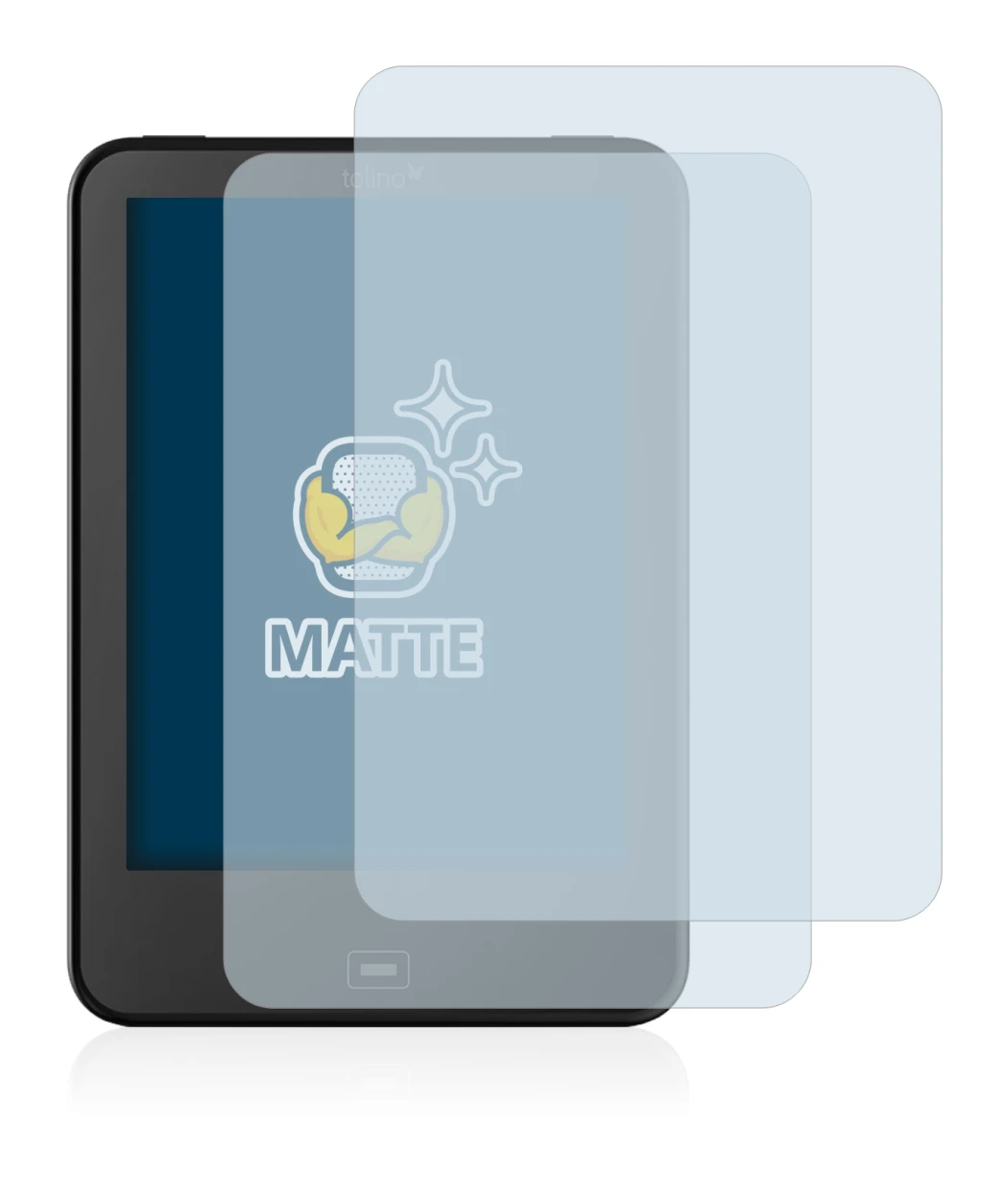 Image of the device Tolino Vision 4 HD with a wide variety of screen protectors.