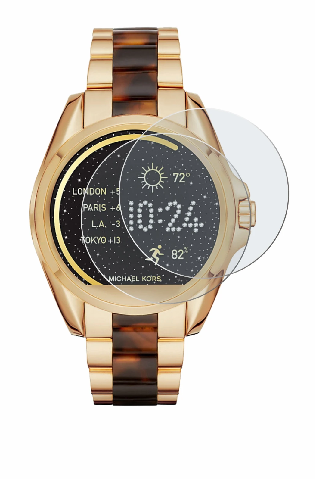 Image of the device Michael Kors Access Bradshaw with a wide variety of screen protectors.
