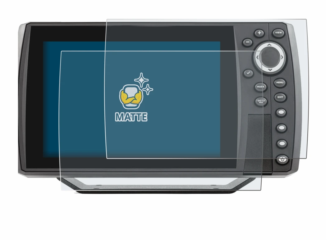 Image of the device Humminbird Helix 7 with a wide variety of screen protectors.