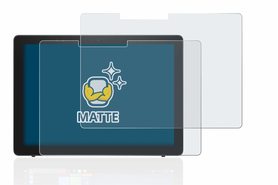 Image of the device Dell Latitude 5285 with a wide variety of screen protectors.