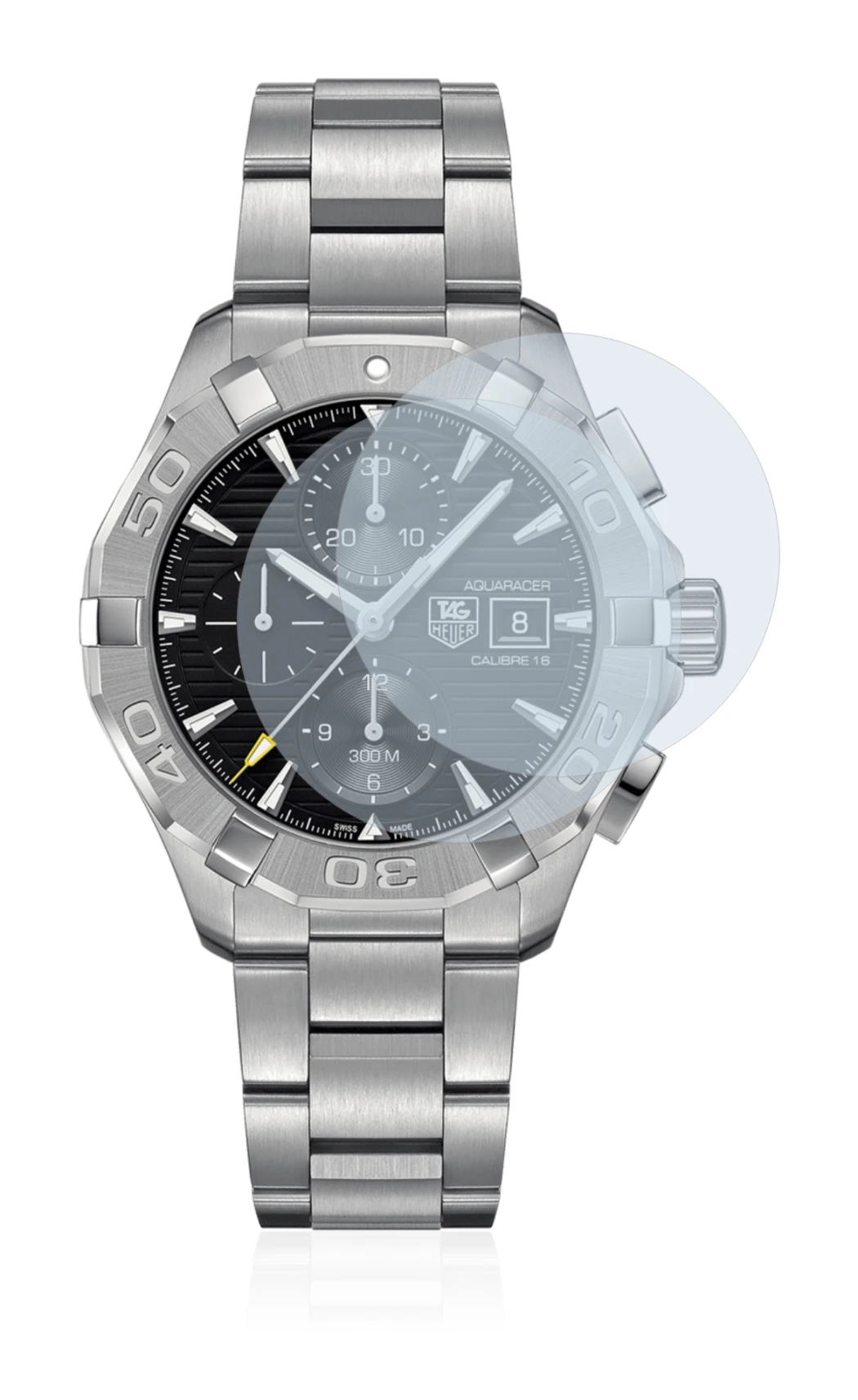 Image of the device TAG Heuer Aquaracer (43 mm) with a wide variety of screen protectors.