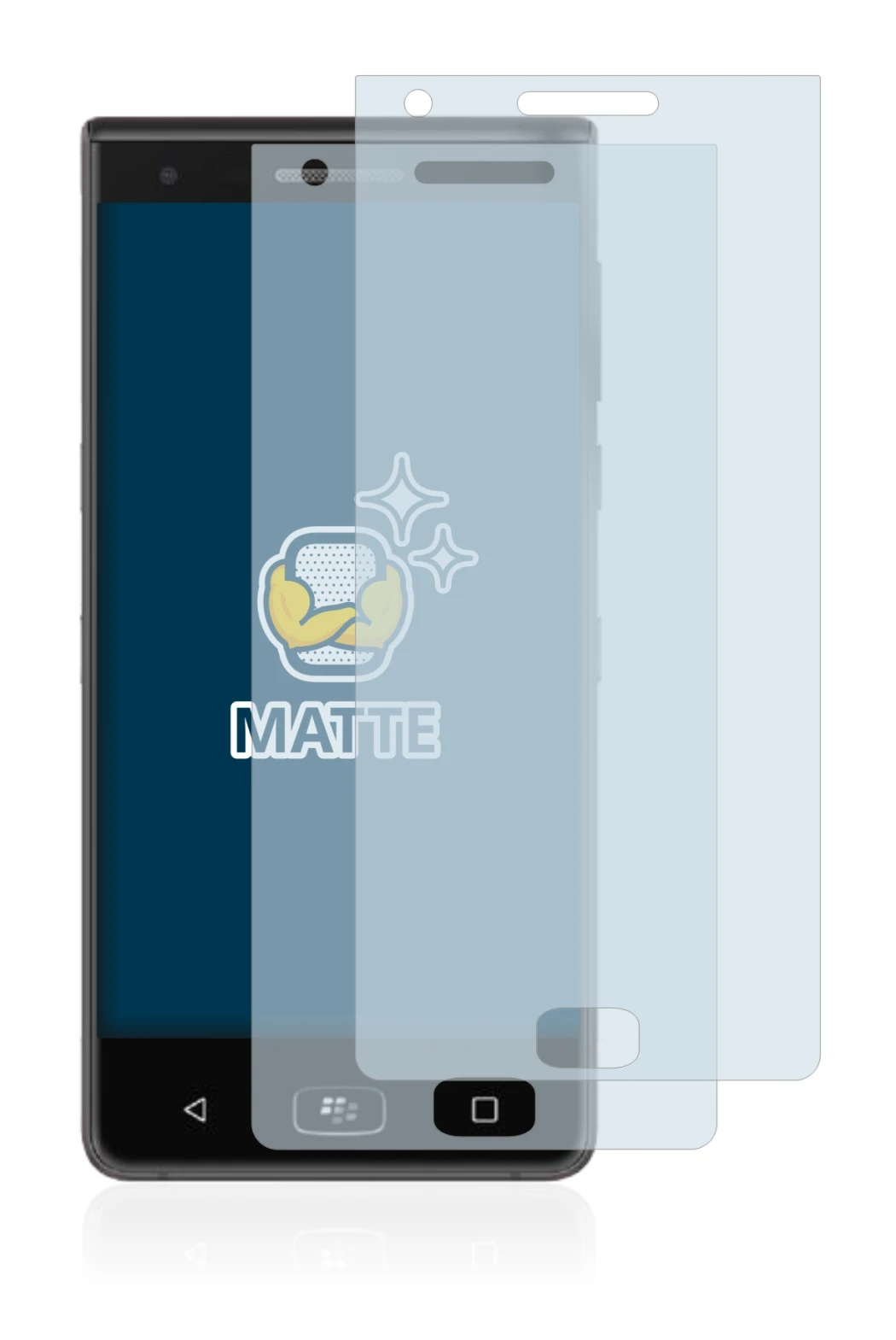 Image of the device BlackBerry Motion 2017 with a wide variety of screen protectors.