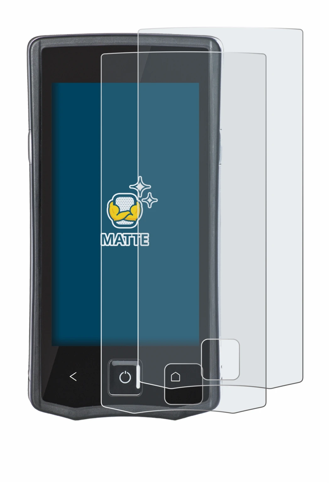 Image of the device Orderman 7 with a wide variety of screen protectors.