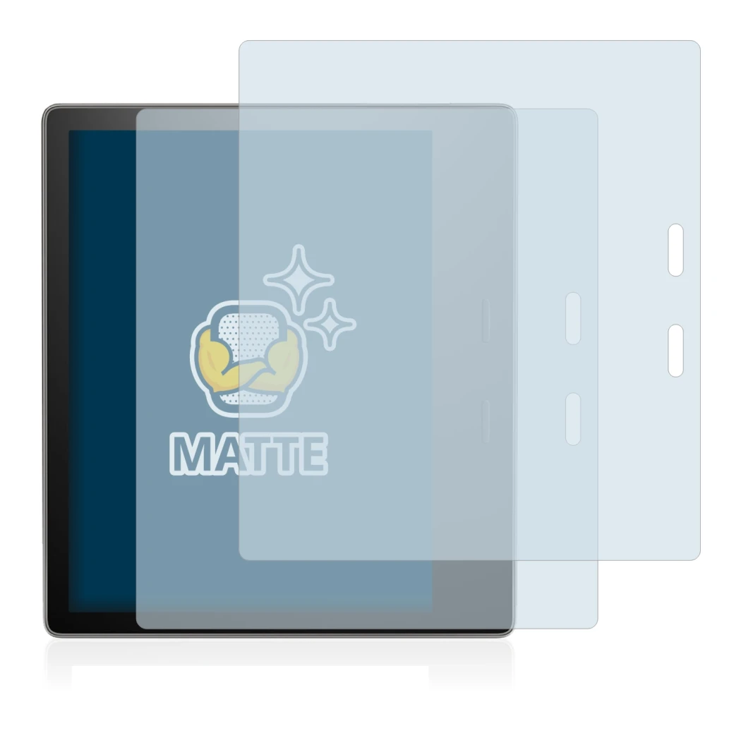 Image of the device Amazon Kindle Oasis 2017 (9th Gen.) with a wide variety of screen protectors.