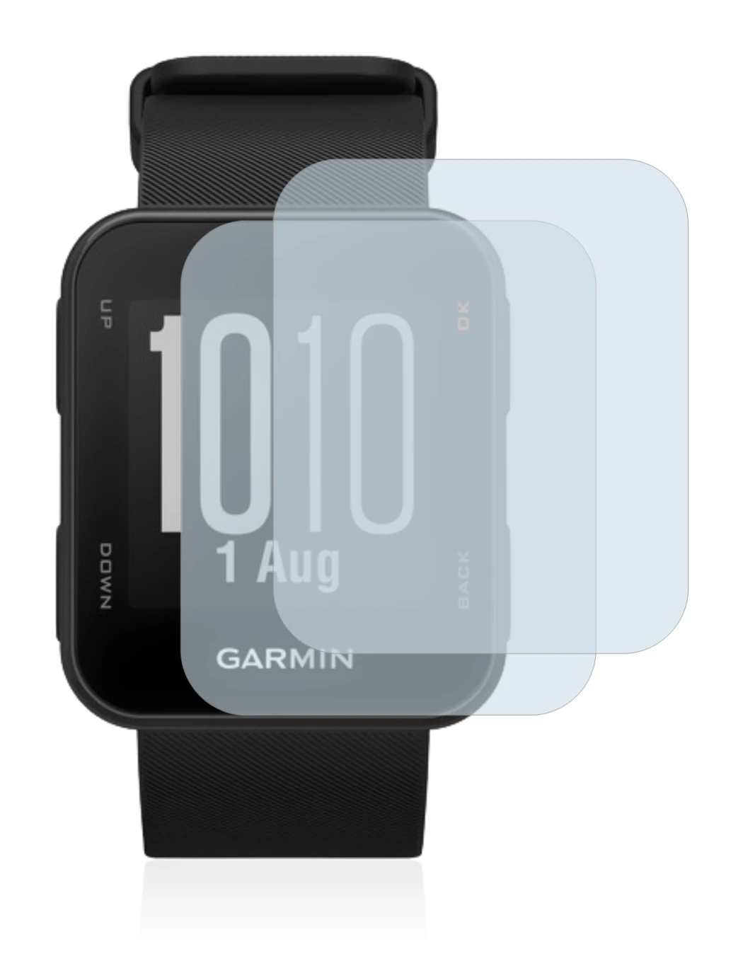Image of the device Garmin Approach S10 with a wide variety of screen protectors.