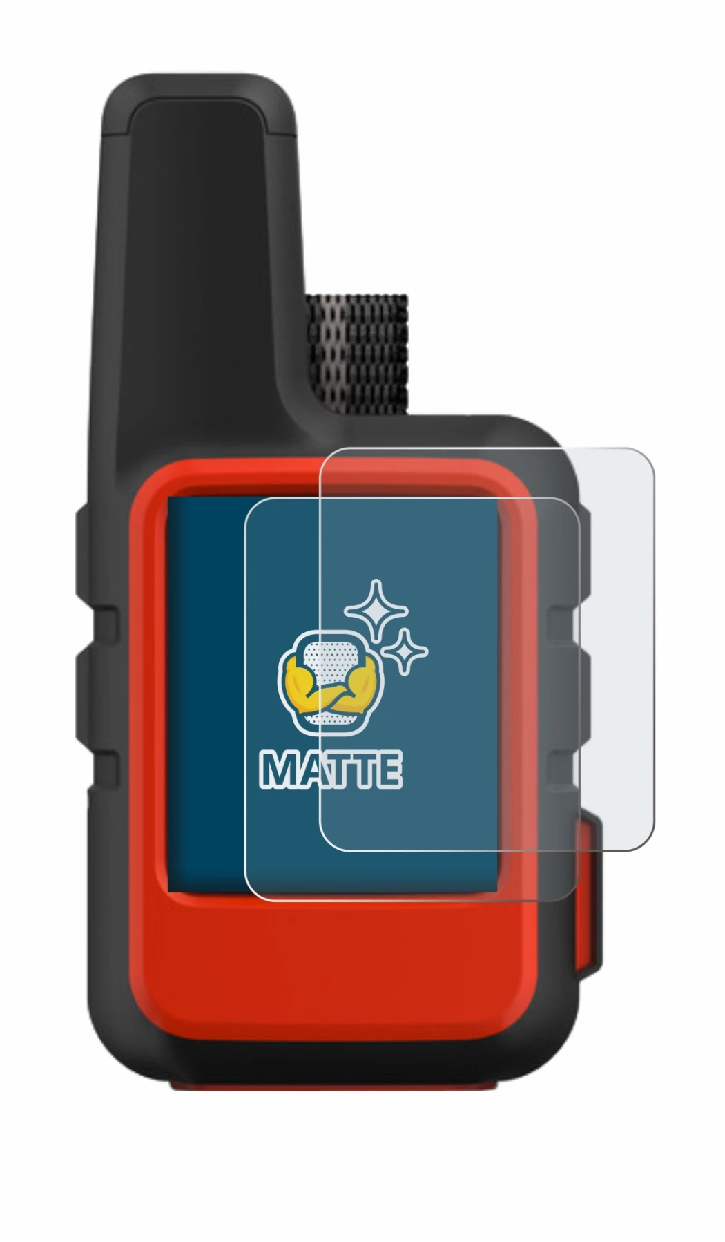 Image of the device Garmin inReach Mini with a wide variety of screen protectors.