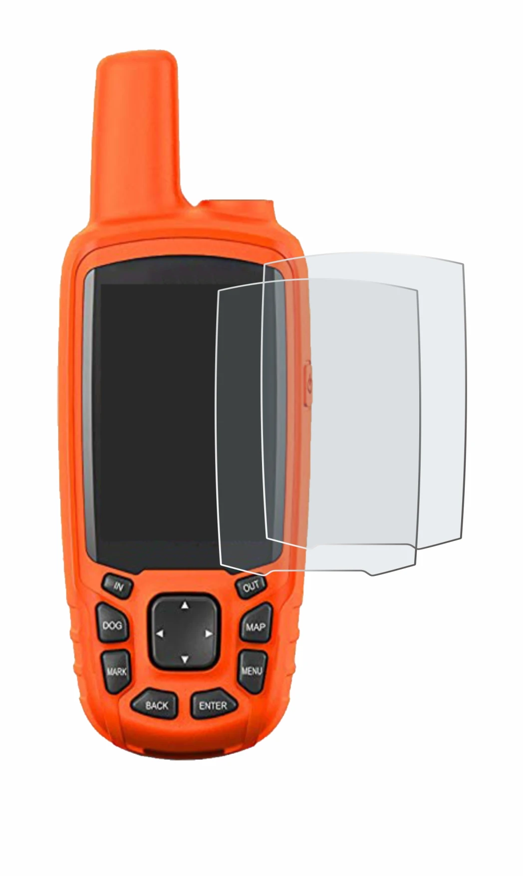 Image of the device Garmin Astro 430 with a wide variety of screen protectors.