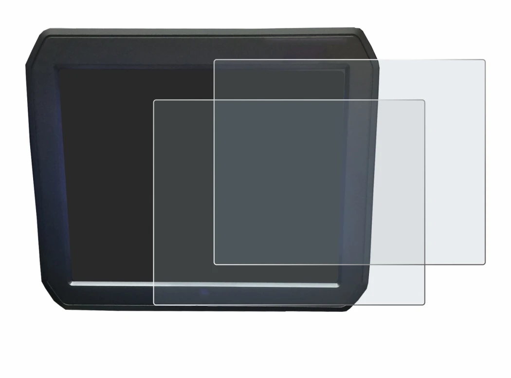 Image of the device Keyence IM-7020 (Display + Touchpad) with a wide variety of screen protectors.