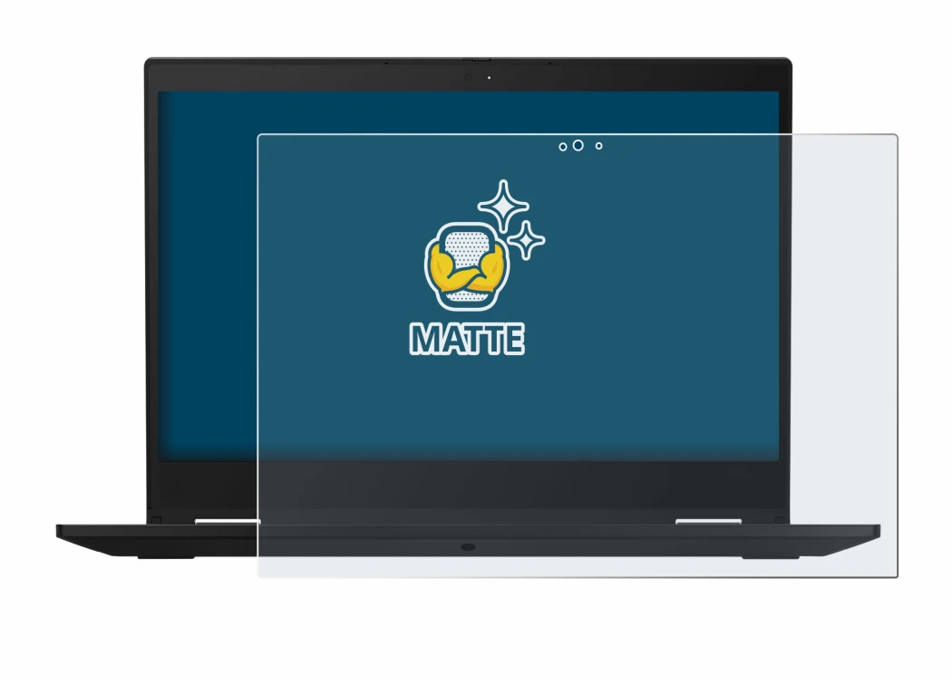 Image of the device Lenovo ThinkPad X390 Yoga with a wide variety of screen protectors.