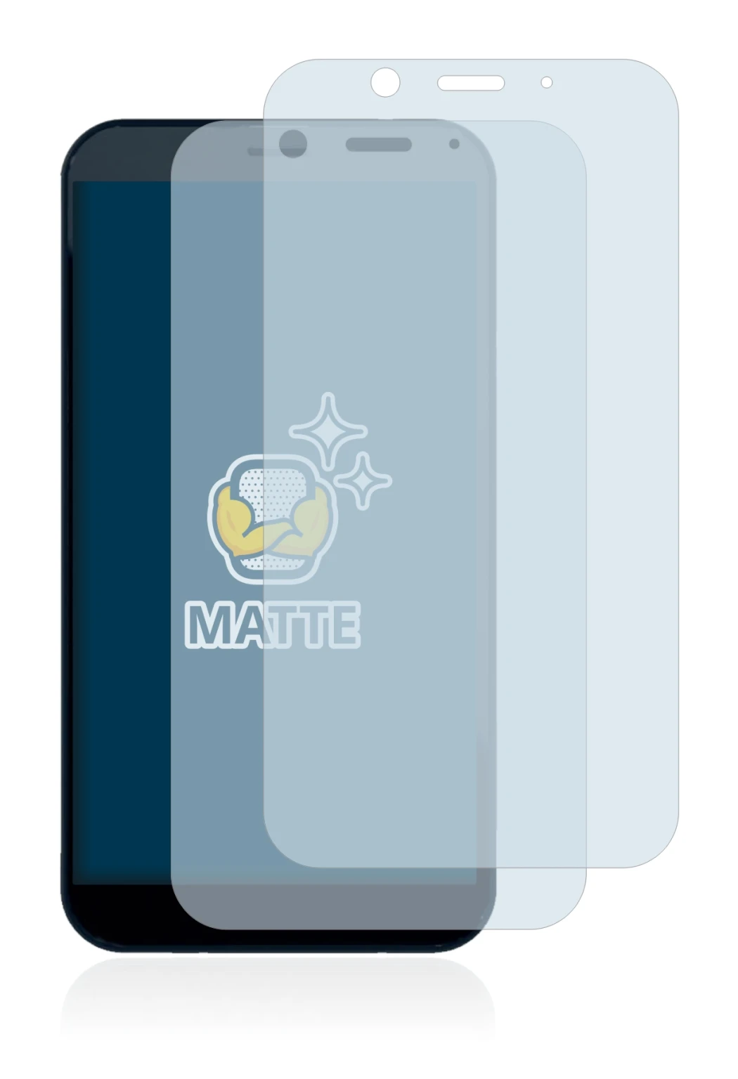 Image of the device Shiftphones Shift6m with a wide variety of screen protectors.