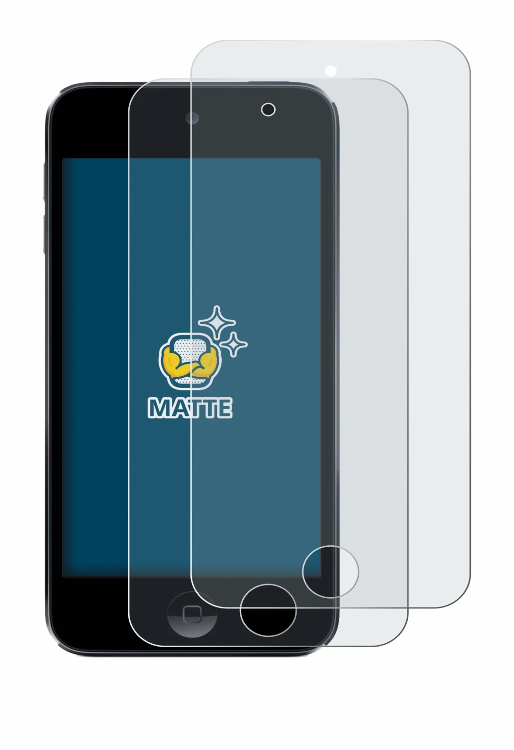 Image of the device Apple iPod Touch (7th. Gen.) with a wide variety of screen protectors.