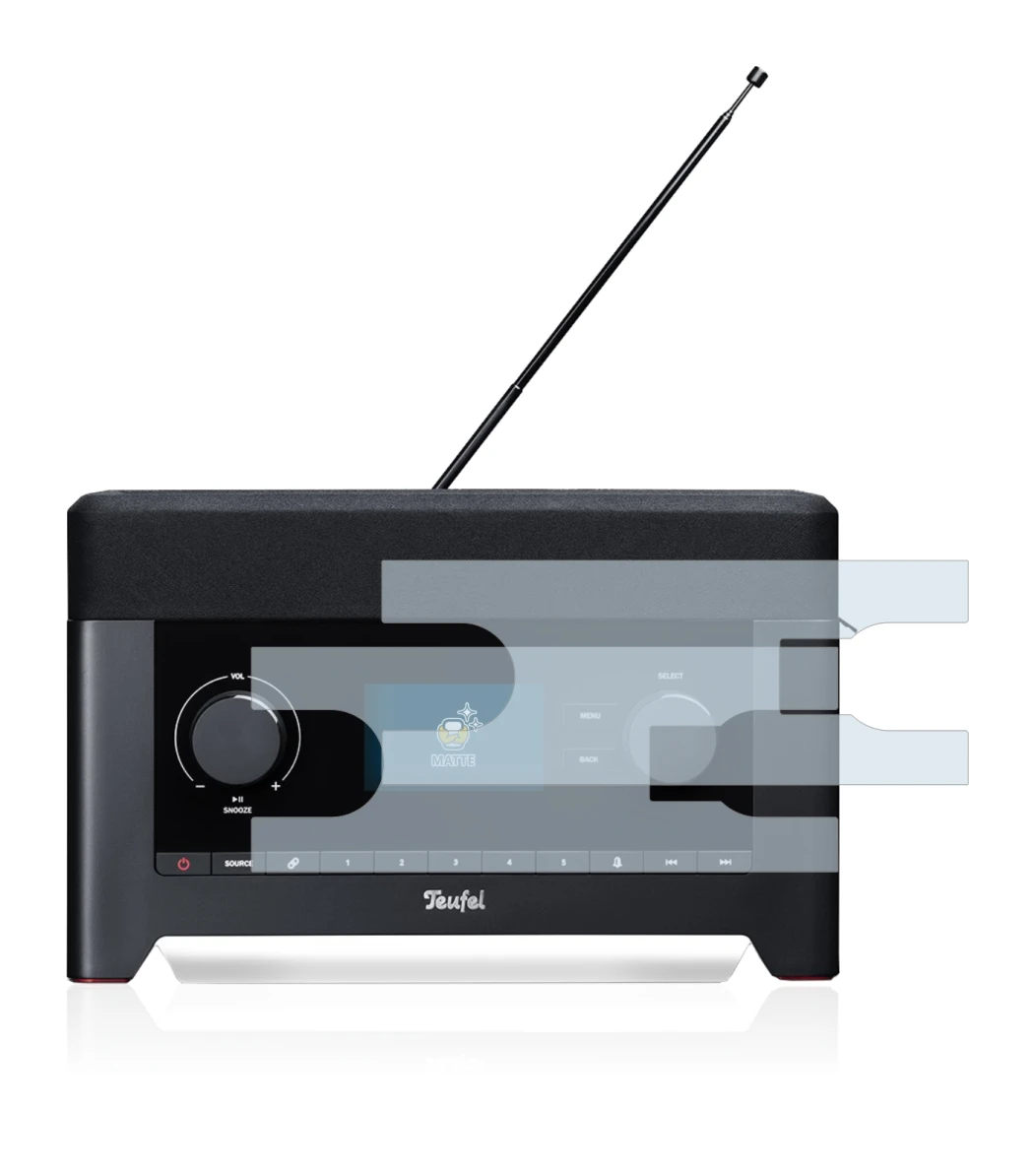 Image of the device Teufel Radio 3sixty with a wide variety of screen protectors.